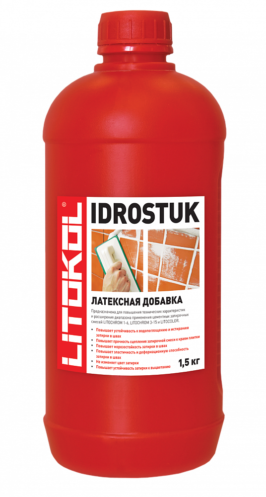 Латексная добавка IDROSTUK- м (1,5 кг)