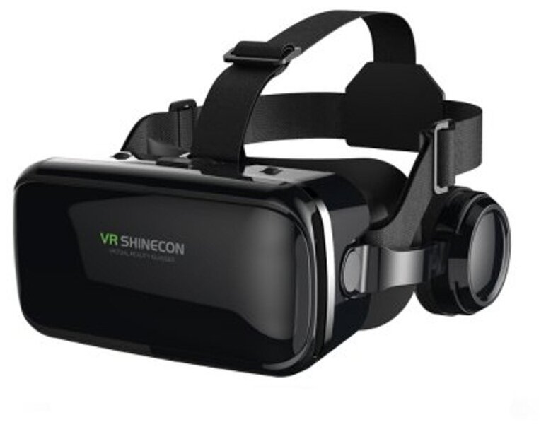 Очки виртуальной реальности Vr shinecon 4Е с наушниками Черный
