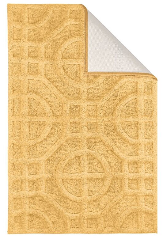 Коврик для ванной комнаты Kleine Wolke Mosaic Yellow 50x60см - фото №3