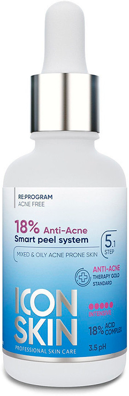 Пилинг-система Смарт 18% для проблемной кожи / Re: Program 18% Anti-acne Smart Peel System 30 мл