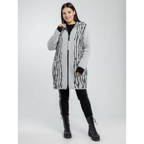 Кардиган BONADI, размер 48, серый