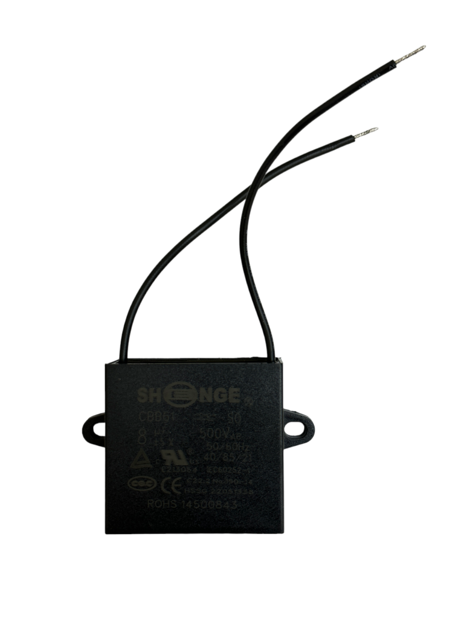 фото Пусковой конденсатор CBB61 8uF 8 мкФ 500V SHENGE