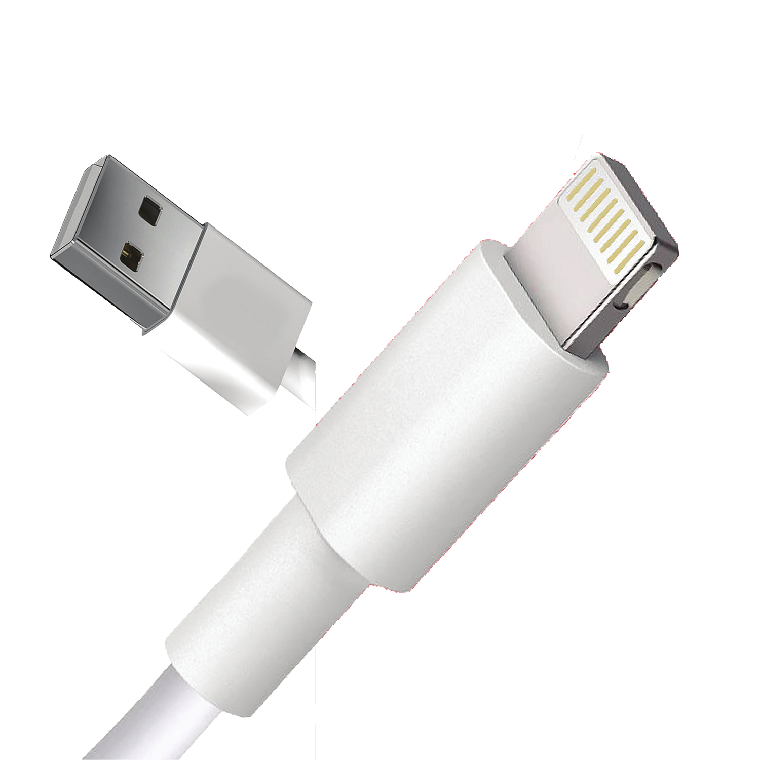 Кабель для зарядки iPhone, iPad, iPod, AirPods Lightning-USB (2м), провод зарядки айфон