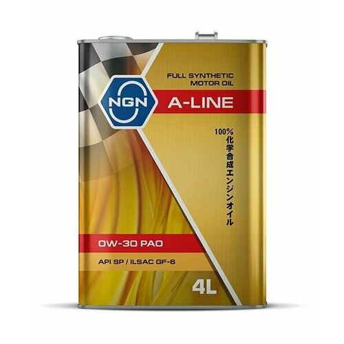 Масло моторное A-Line 0W-30 PAO SP/ILSAC GF-6 4л