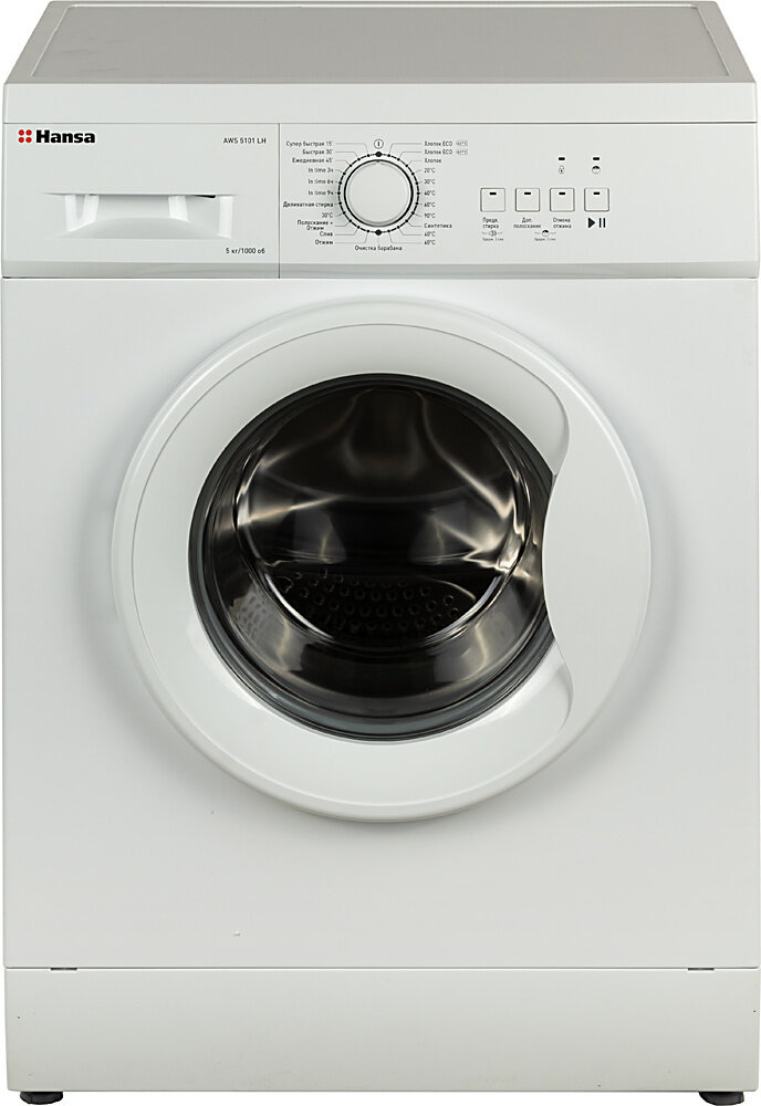 фото Стиральная машина Hansa Basic Line AWS5101LH класс: A+ загр. фронтальная макс:5кг белый