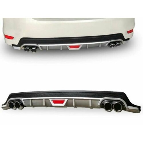 Диффузор заднего бампера Race B1 для Chevrolet Cruze 2008-2016