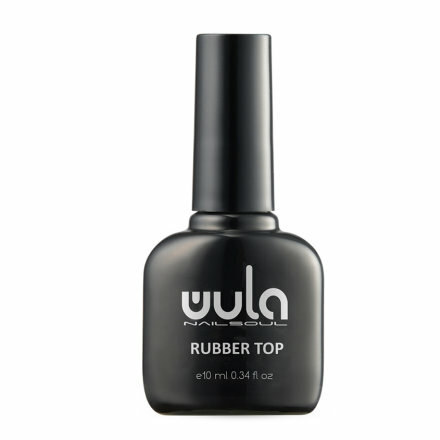 WULA NAILSOUL Каучуковое топовое покрытие с липким слоем UV Top coat RUBBER 10 мл