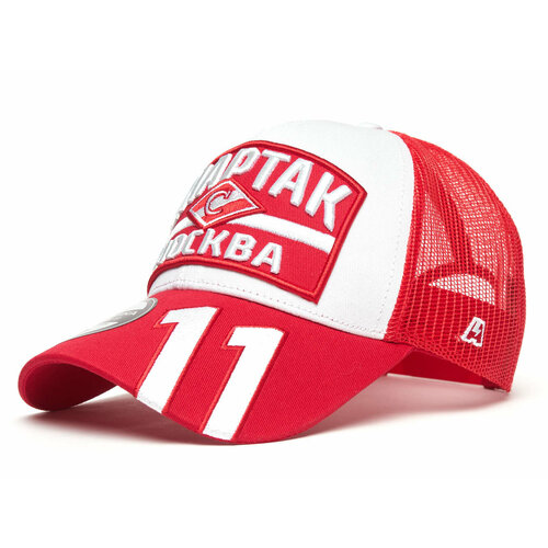 фото Бейсболка atributika & club, размер 55-58, красный