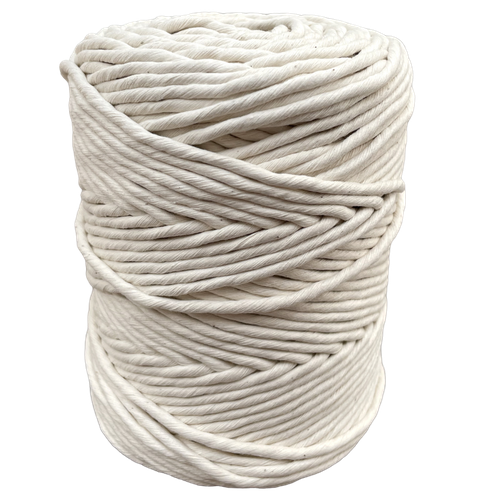 Шнур для макраме хлопковый 4мм 100м 2 штуки 990₽