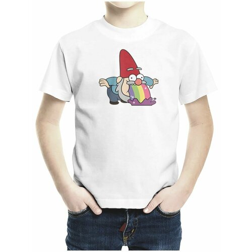 фото Футболка каждому своё, размер 152, белый