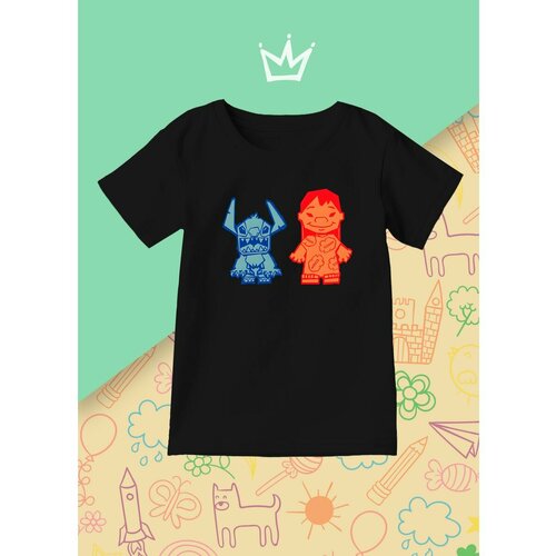 фото Футболка каждому своё, размер 128, черный