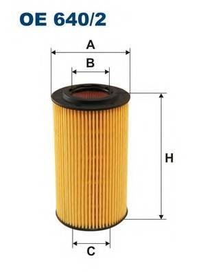 Масляный фильтр Filtron OE640/2 вставка