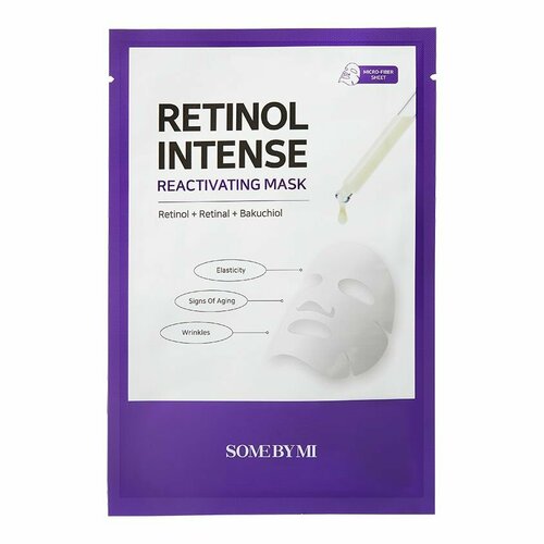 Маска для лица SOME BY MI RETINOL INTENSE с ретинолом и бакучиолом (anti-age) 22 г