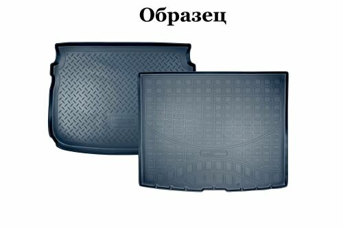 Коврик в багажник NorPlast NPA00-T81-650 для Skoda Rapid, Volkswagen Polo с 2013 г. — фото 4