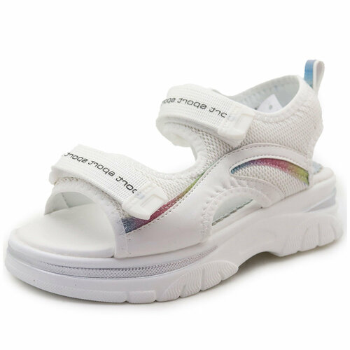 Босоножки Кумир, текстиль, анатомическая стелька, размер 37, белый