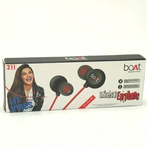Наушники Проводные наушники Boat 211 вакумные 39000₽