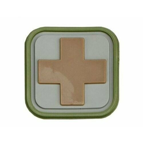 Шеврон Medic Square 1inch PVC MC (EmersonGear)