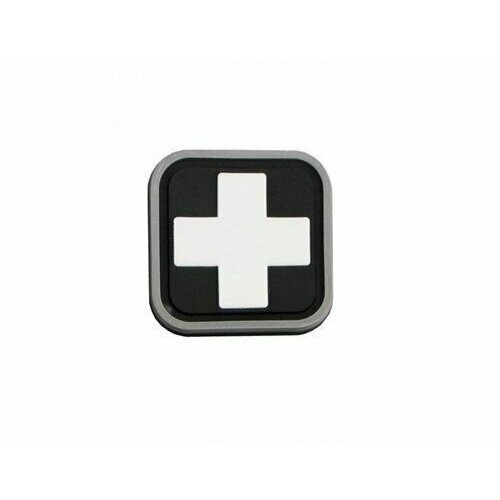 Шеврон Medic Square 1inch PVC BK (EmersonGear)