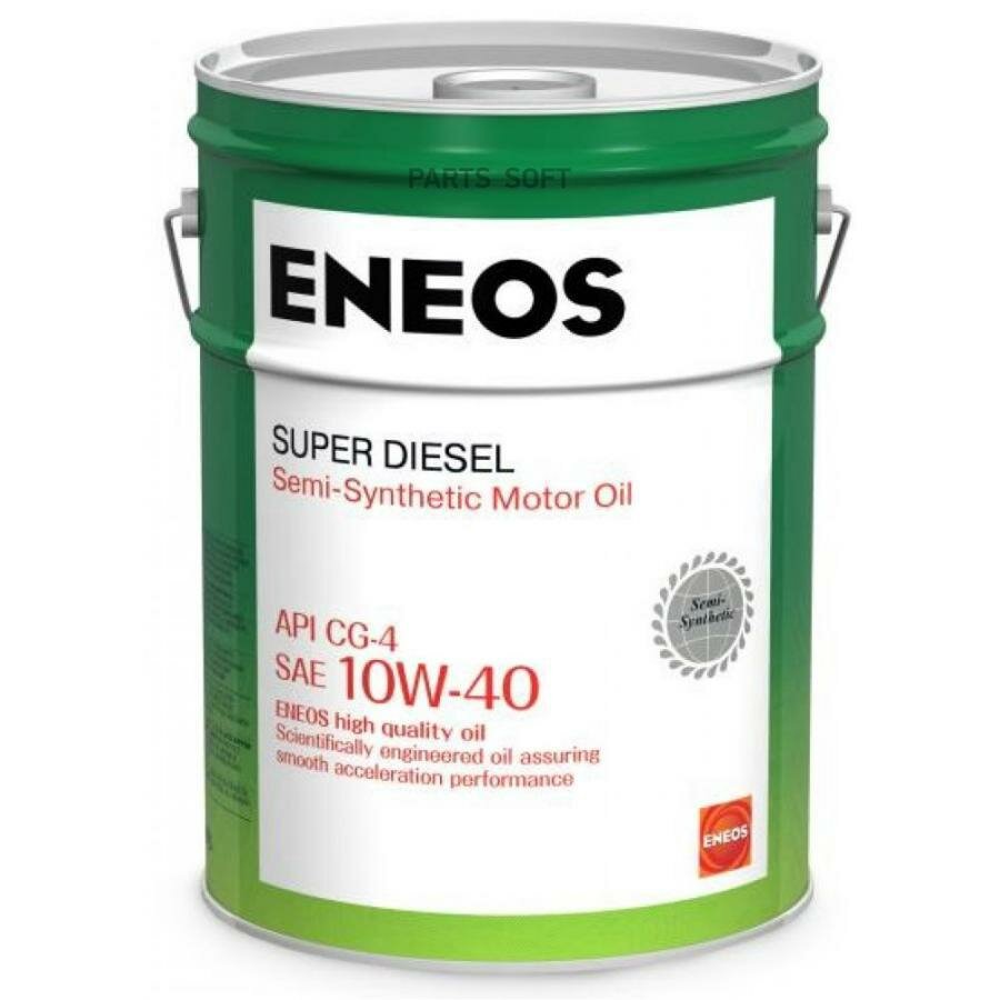 Масло моторное ENEOS Super Diesel CG-4 псинт 10W40 20л ENEOS / арт. OIL1327 - (1 шт)