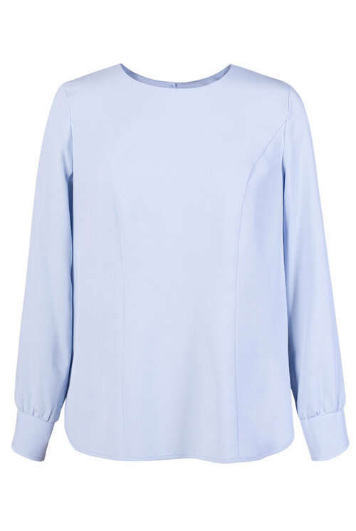 Блуза  Mila Bezgerts, размер 60, голубой