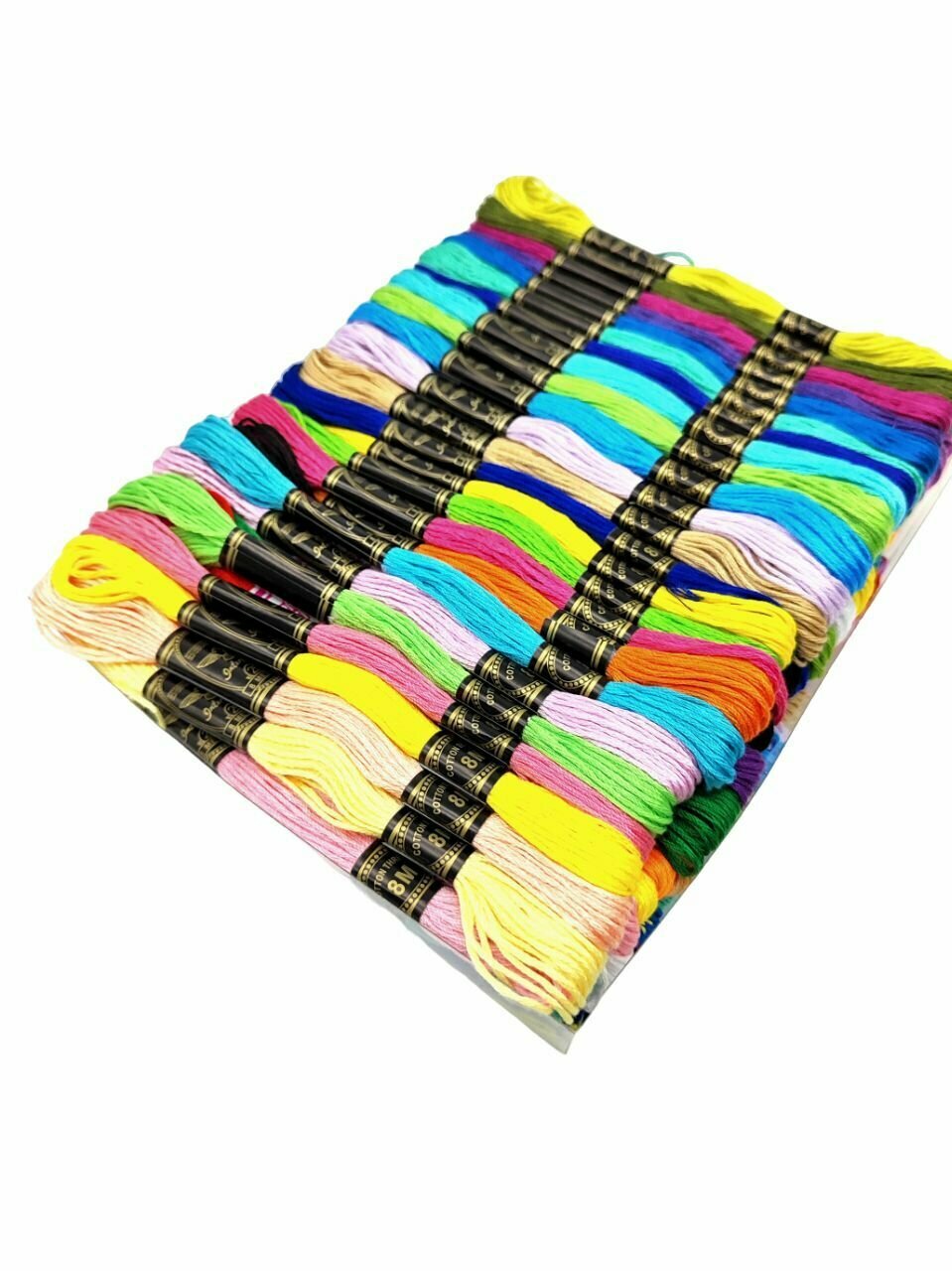 Мулине нитки для вышивания набор 100 штук