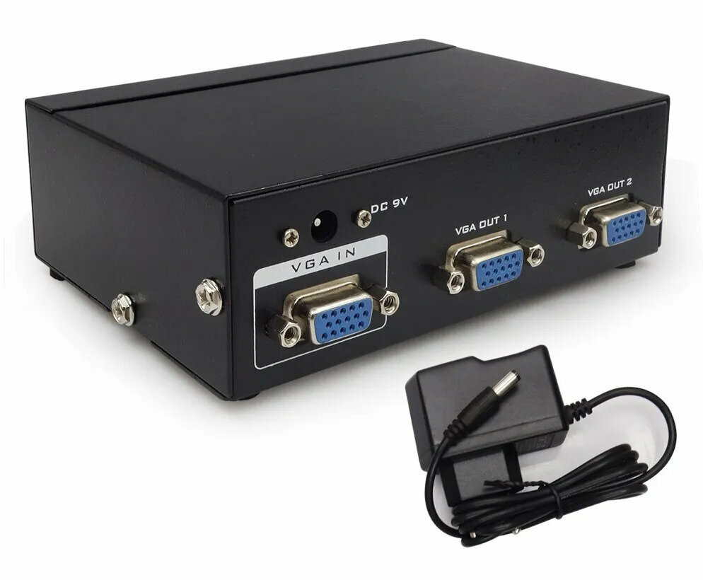 VGA Разветвитель (Splitter) VGA-2002A, 2-ports — фото 5