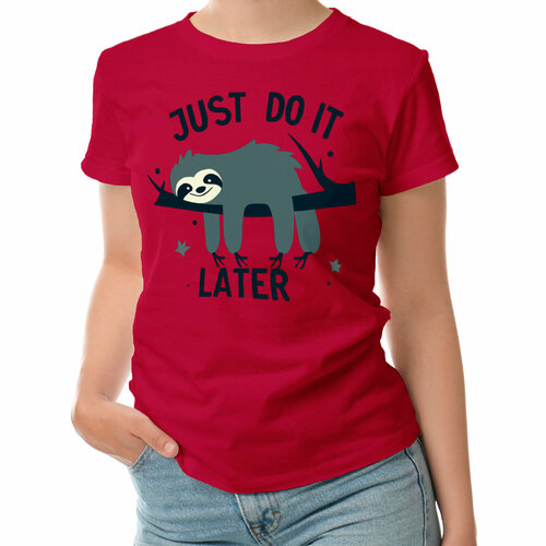 фото Футболка roly, размер l, красный