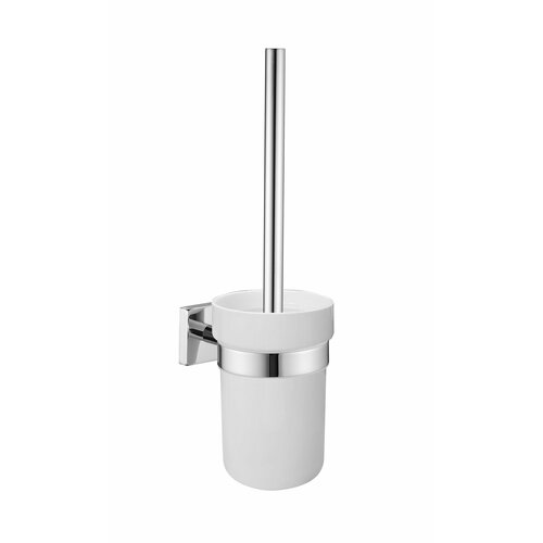 Ерш для унитаза настенный Ершик керамический для туалета Щетка подвесная для ванной Rainbowl 2790-4 цвет хром 4184₽