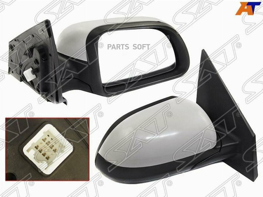 Зеркало Kia Rio 16-22 / Rio X-Line 17-22 / Solaris KRS 24- / KRX 24- (Справа/ Обогрев/ Регулировка/ SAT ST-KA48-940-1 | цена за 1 шт