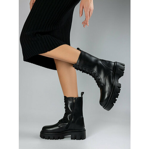 фото Ботинки берцы color me, размер 37, черный