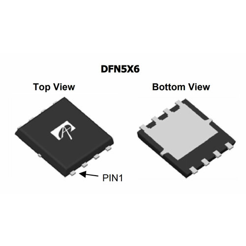 Микросхема AON6704A N-Channel MOSFET 30V 85A DFN5x6