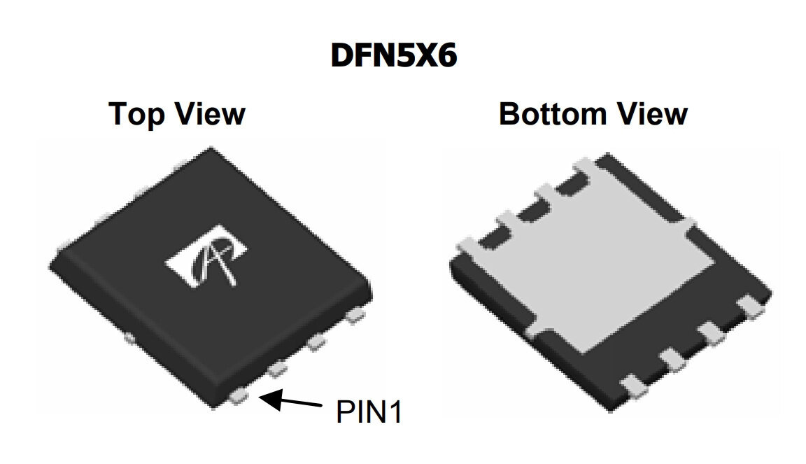 Микросхема AON6704A N-Channel MOSFET 30V 85A DFN5x6