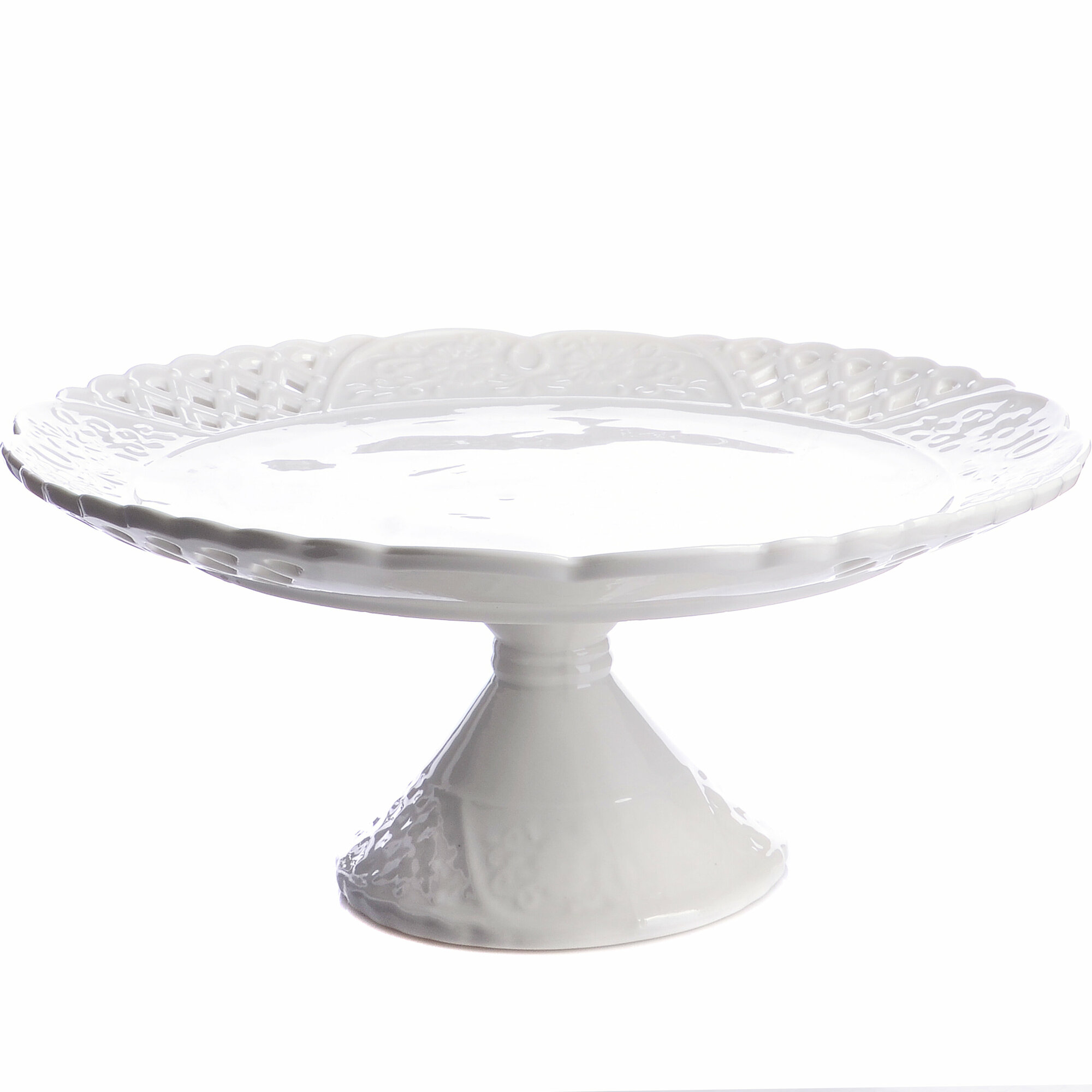 фото Ваза для фруктов Loraine 60027, 25х25х10,5 см, из фарфора