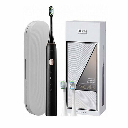 Электрическая зубная щетка Soocas X3U EAC три насадки звуковая 4 режима очистки черный 398000₽