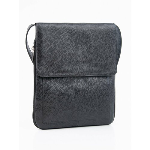 Сумка планшет Franchesco Mariscotti Модная сумка планшет 108910, фактура зернистая, матовая, черный