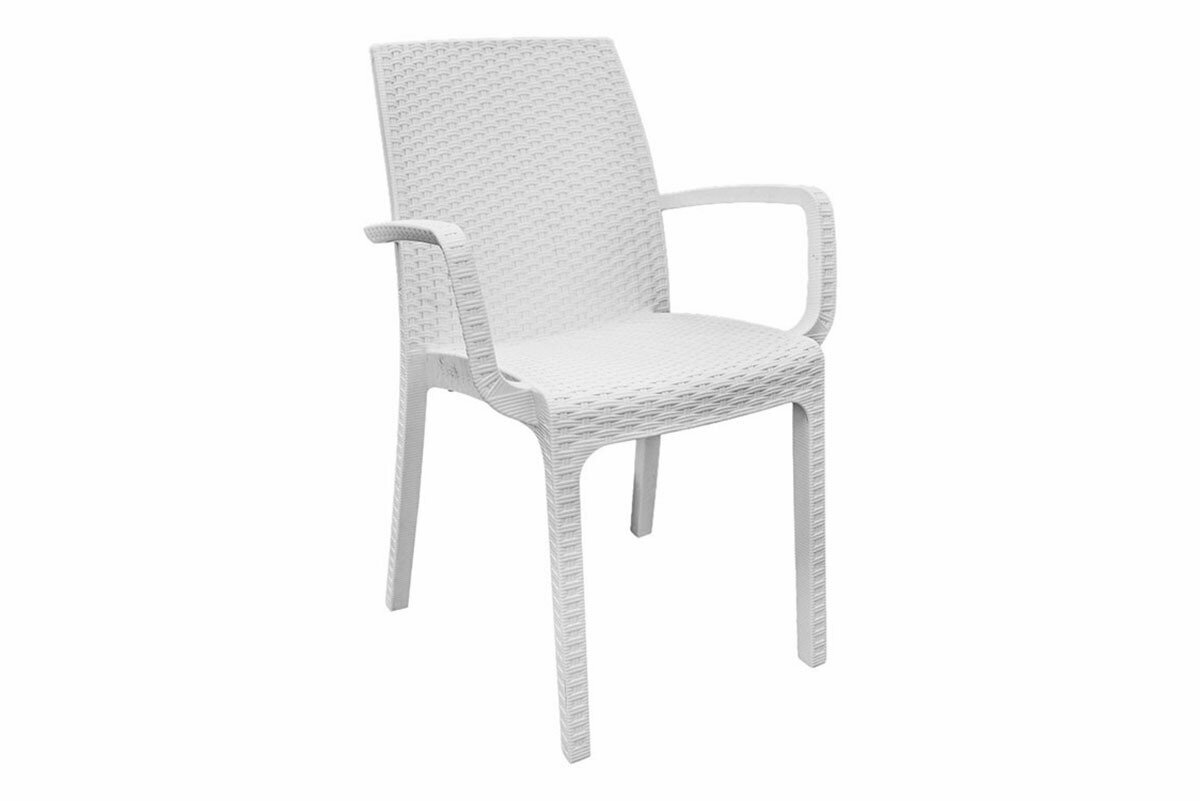 Стул B: rattan INDIANA с подлокотниками