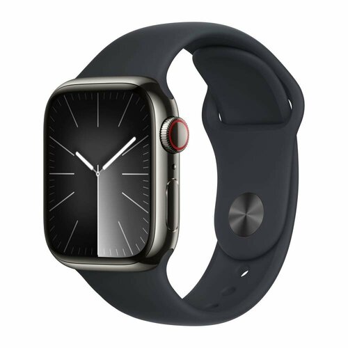 Умные часы Apple Watch Series 9 45 мм Steel Case GPS GraphiteMidnight ML 5727000₽