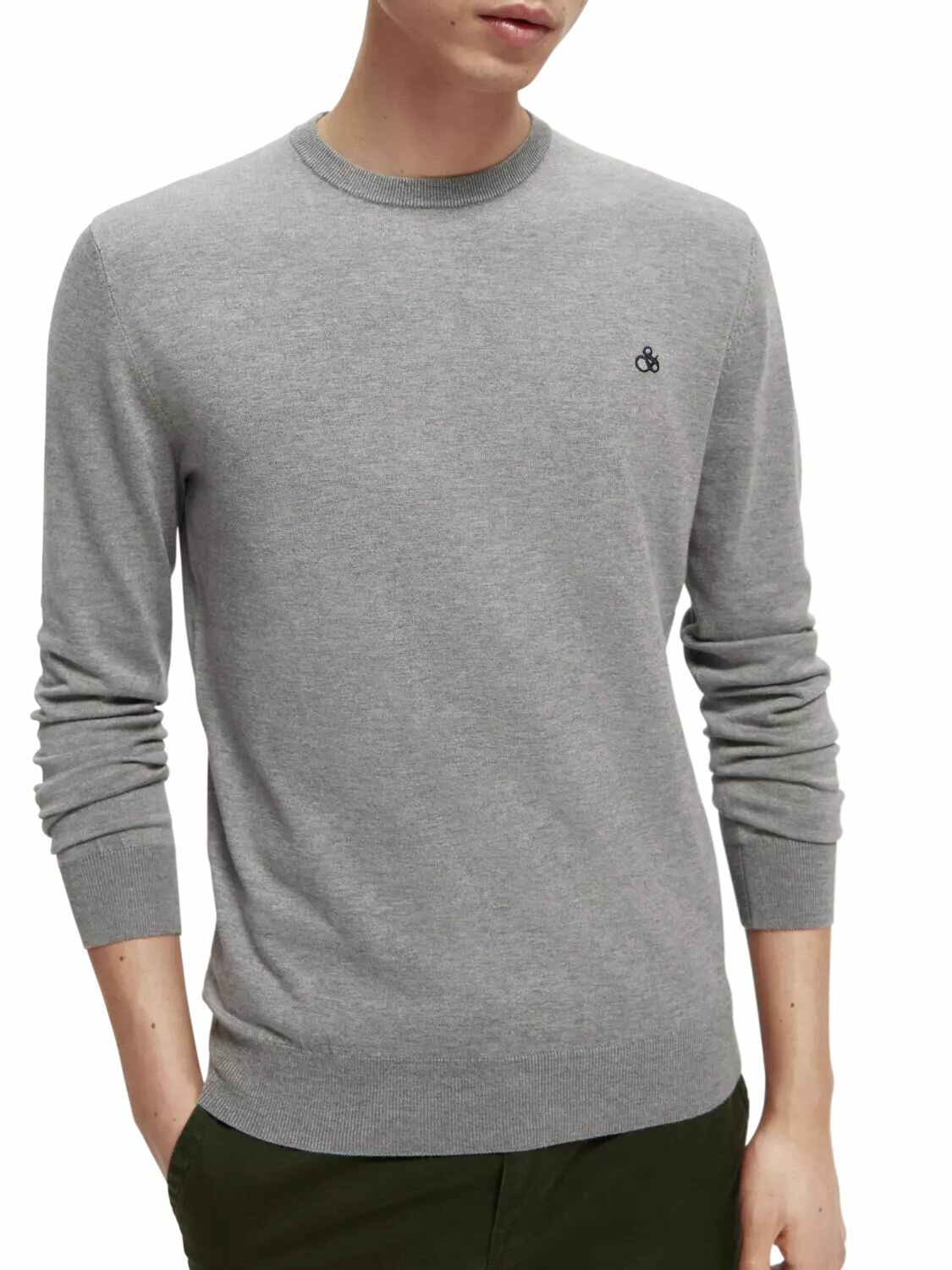Джемпер SCOTCH & SODA, размер XXL, , серый