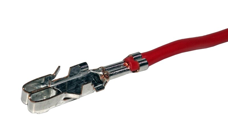 Клемма "053" Автоэлектроника ВАЗ-1118 гнезда держателя предохранителя ДП-30 АВАР луженая с проводом 10 шт