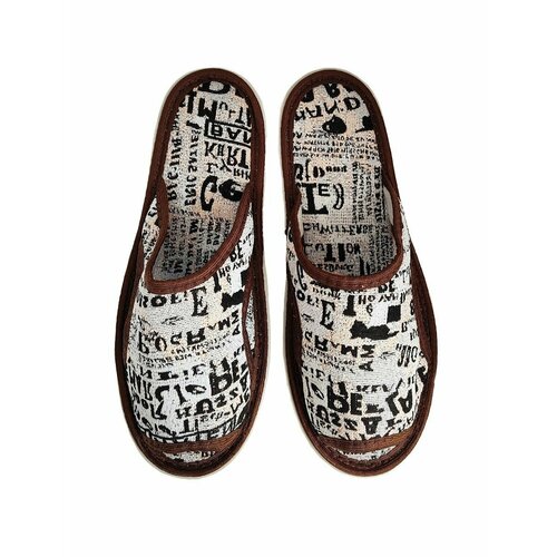 фото Тапочки ivshoes, размер 35-36, бежевый/коричневый