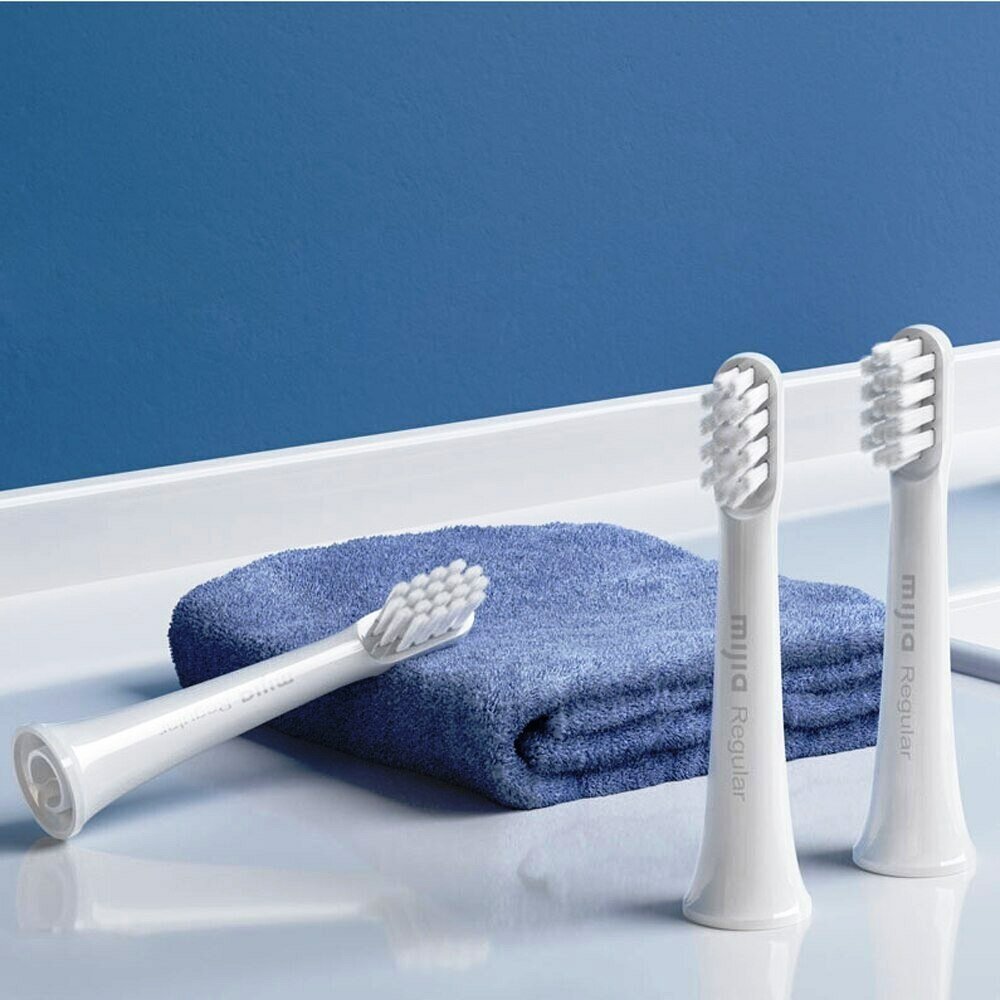 Изображение Насадки для зубной щетки Mijia T100 белые 3шт