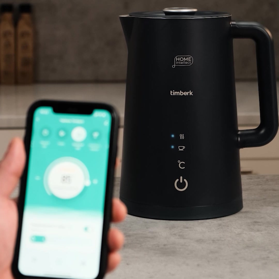 Чайник электрический с Wi-Fi и управлением со смартфона Timberk T-EK21S104WF — фото 1