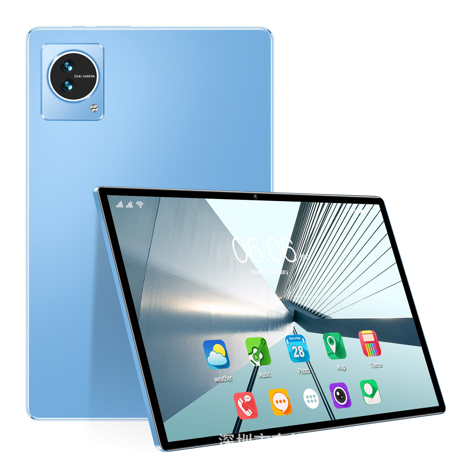 Планшетный ПК Neutral, 10.1", Android 13, Bluetooth, 2+32ГБ, 4G