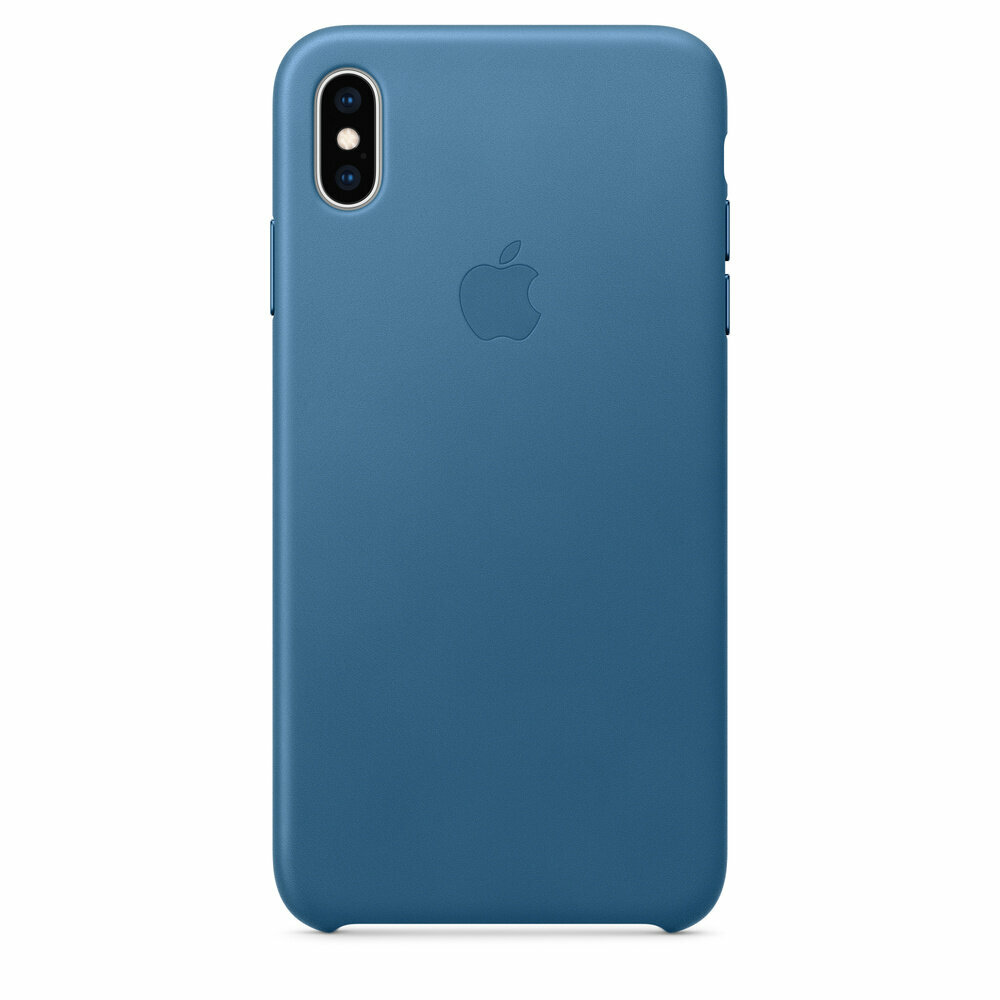 Чехол Apple iPhone XS Max Leather Case Cape Cod Blue MTEW2ZM/A