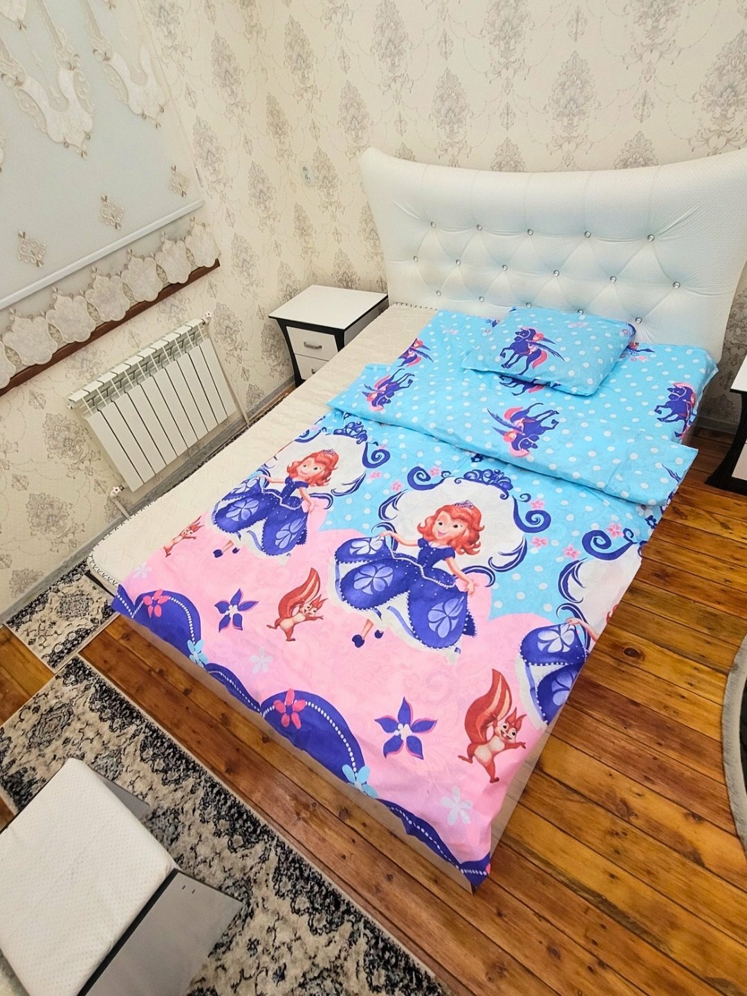 Детское постельное белье, односпальное, эко бамбук, простыня, 1 наволочка и 1 пододеяльник