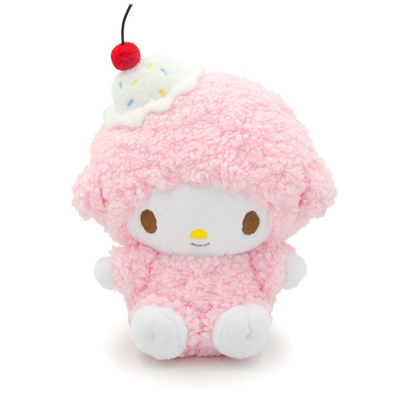 Sanrio Piano Ovchonok Plush Klyuchnitsa - Kremovyy Variant, Molodyy Karikaturnyy Geroy, Ofitsialnyy Sanrio Produkt