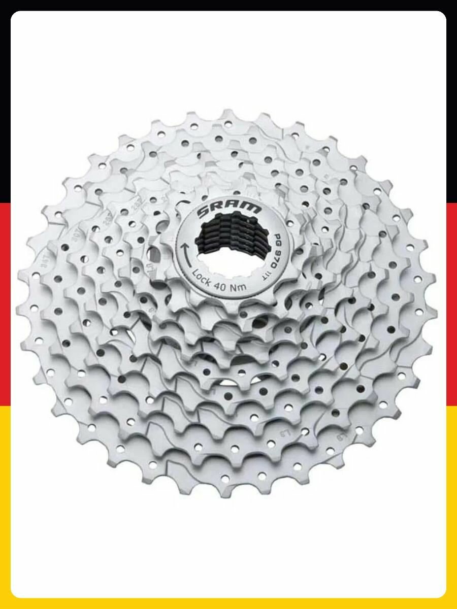 Кассета для велосипеда Sram PG-970, 9s/11-34t