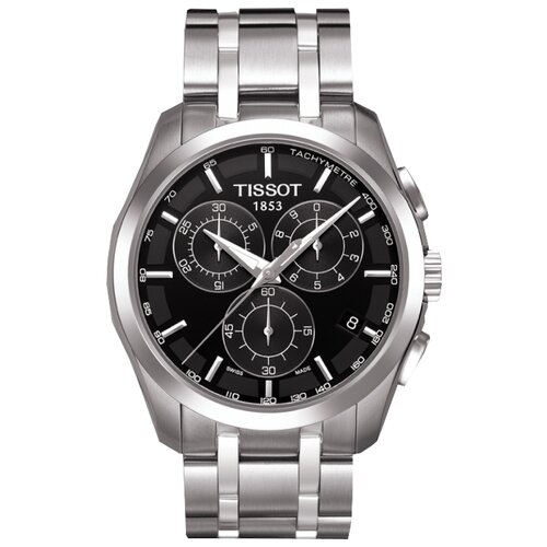 фото Наручные часы tissot t035.617.11.051.00, серебряный, черный