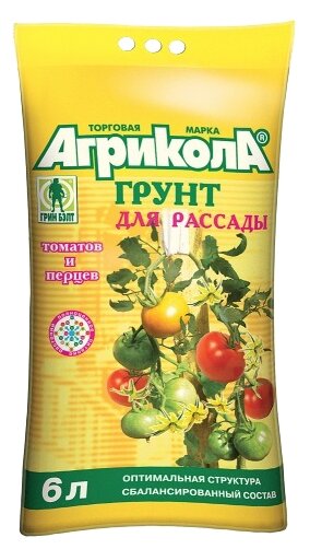 Грунт Агрикола для томатов и перцев 6 л. - фотография № 1