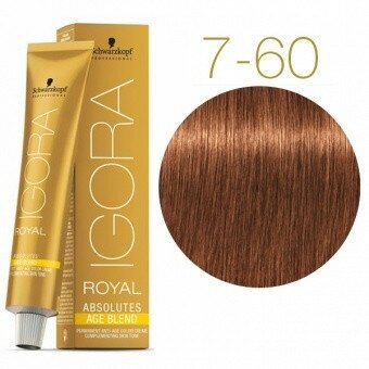 IGORA ROYAL абсолют краска д\в 7-60 NEW! Средний русый нат. шок.